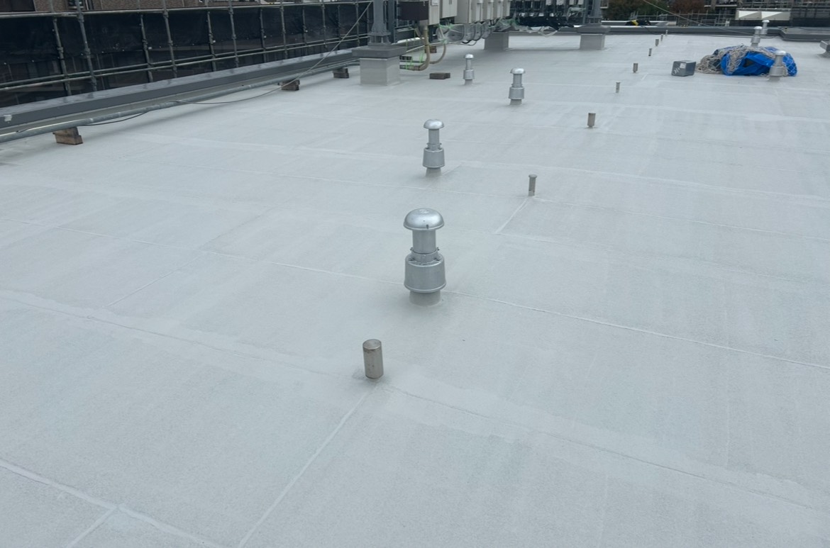 横浜市Iマンションの屋上防水工事施工事例 防水工事の実績
